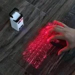 کیبورد لیزری مجازی بلوتوثی؛ پروژکتور کیبورد قابل حمل برای موبایل و لپ‌تاپ