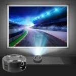 مینی پروژکتور اندرویدی CENXI؛ قابل حمل برای اتاق، سفر و فضای باز