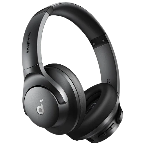 هدفون روگوشی Soundcore با نویز کنسلینگ اکتیو و حالت شفافیت