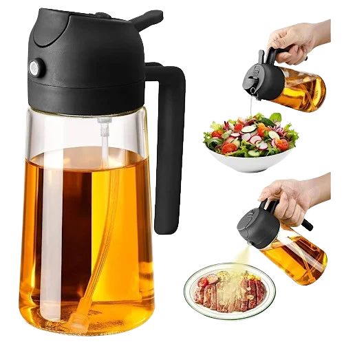 اسپری و روغن‌ریز ۲ در ۱ SKY TOUCH شیشه‌ای ۴۷۰ میل ضدنشتی