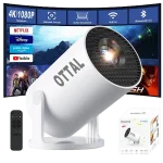 ویدیو پروژکتور مینی HY300 Pro+ هوشمند با بلوتوث و وای‌فای