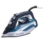 اتو بخار سرامیکی Black+Decker 2400 وات با مخزن ۳۸۰ میلی‌لیتر