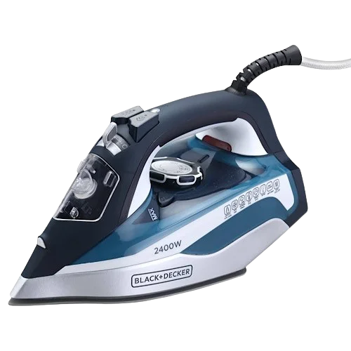 اتو بخار سرامیکی Black+Decker 2400 وات با مخزن ۳۸۰ میلی‌لیتر