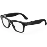 عینک هوشمند Meta Ray-Ban Wayfarer شاین بلک با لنز شفاف