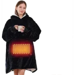 هودی پتویی گرمکن USB مدل A-HBLANKET با ۳ سطح گرمایش