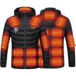 کاپشن گرمکن برقی BOXIACEY مدل Black-01-21 با کلاه جداشونده