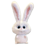 عروسک خرگوش اسنوبال ۱۲ اینچ (Snowball Rabbit Boss) پلاشی نرم