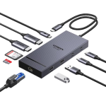 داک UGREEN Revodok 10 در 1 با دو HDMI 4K و اترنت گیگابیتی