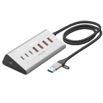 هاب USB C First Wave DeskHub ۷ در ۱ با سرعت ۱۰ گیگابیت