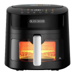 سرخ کن بدون روغن Black+Decker 8 کاره 7.2 لیتری پنجره دار (AF7210-B5)